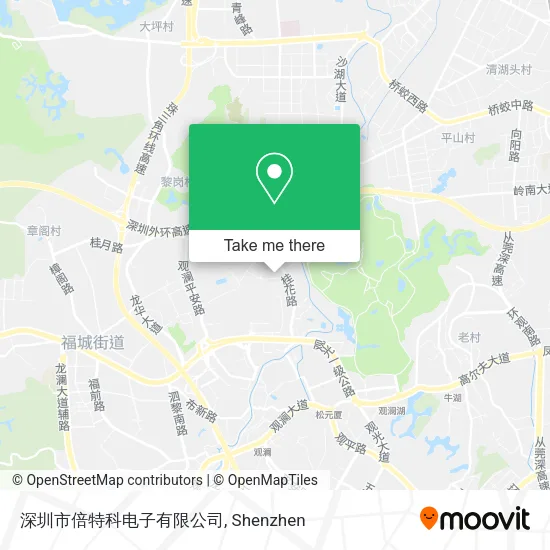 深圳市倍特科电子有限公司 map