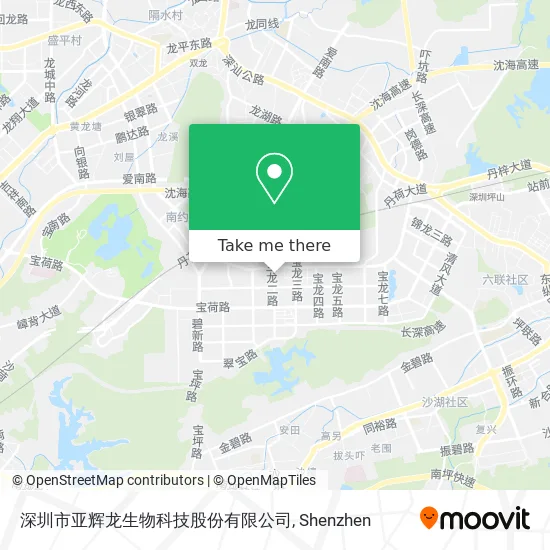 深圳市亚辉龙生物科技股份有限公司 map