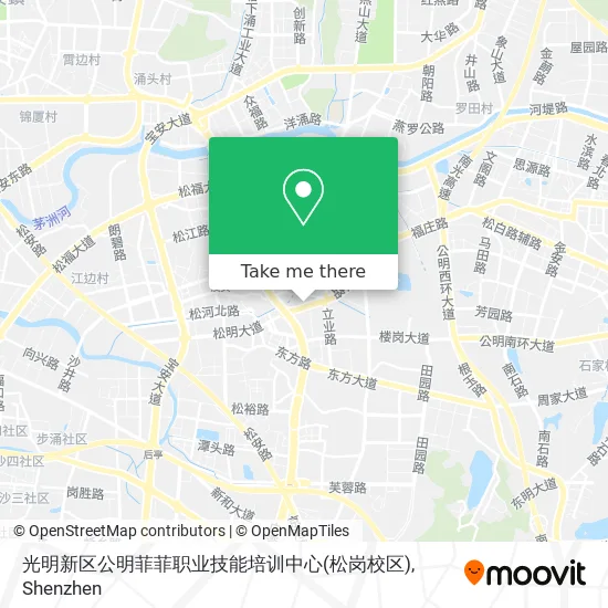 光明新区公明菲菲职业技能培训中心(松岗校区) map