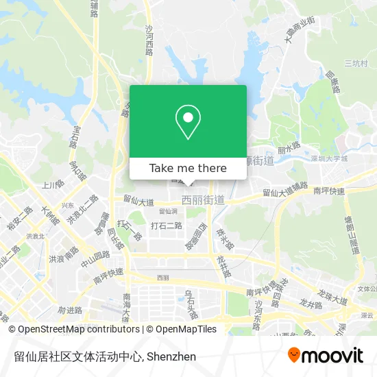 留仙居社区文体活动中心 map