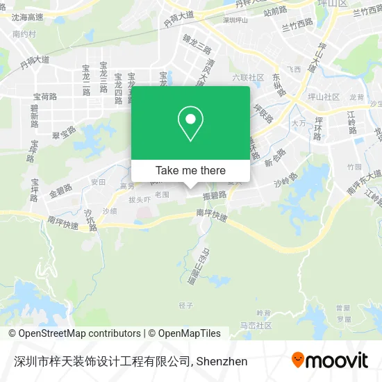 深圳市梓天装饰设计工程有限公司 map
