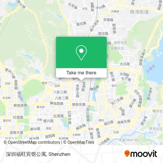 深圳福旺宾馆公寓 map