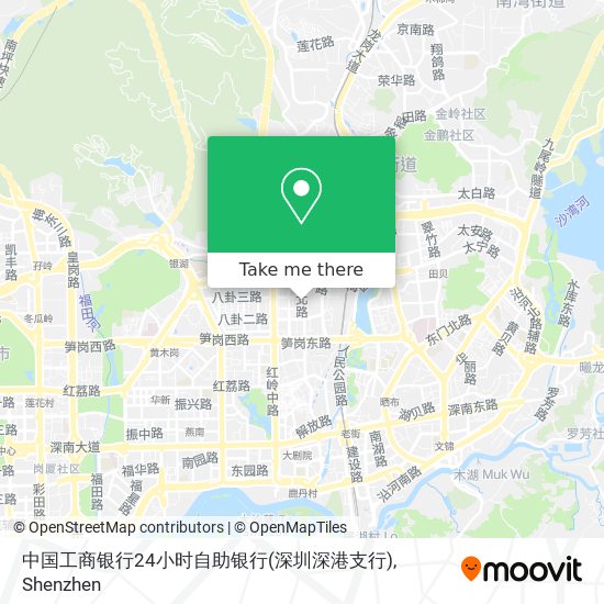 中国工商银行24小时自助银行(深圳深港支行) map