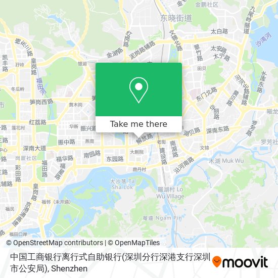 中国工商银行离行式自助银行(深圳分行深港支行深圳市公安局) map