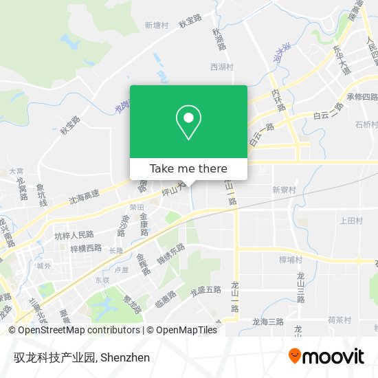 驭龙科技产业园 map
