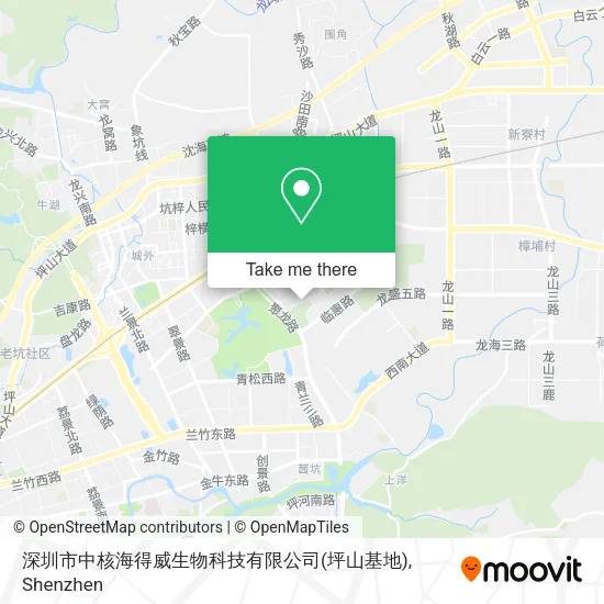 深圳市中核海得威生物科技有限公司(坪山基地) map