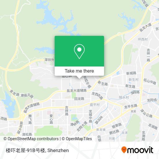 楼吓老屋-91B号楼 map