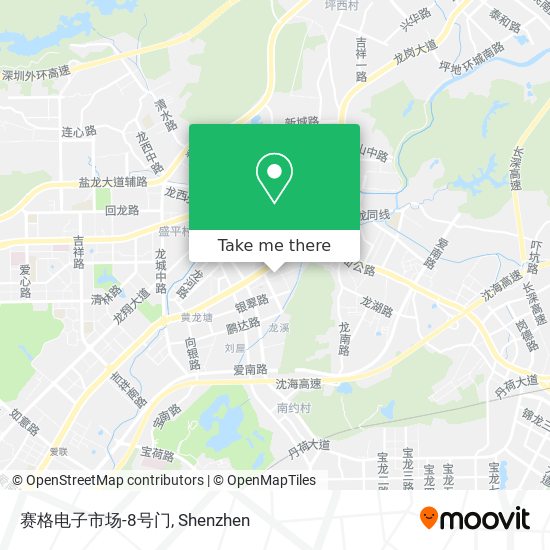 赛格电子市场-8号门 map