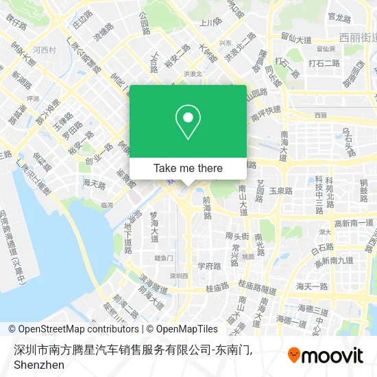 深圳市南方腾星汽车销售服务有限公司-东南门 map