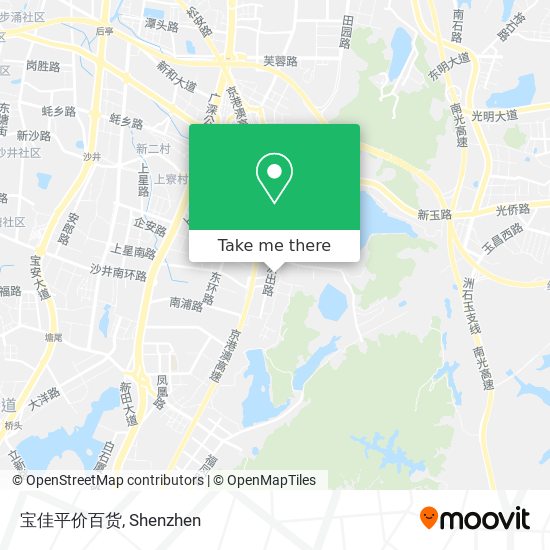 宝佳平价百货 map