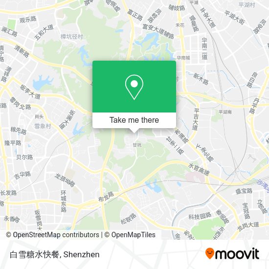 白雪糖水快餐 map