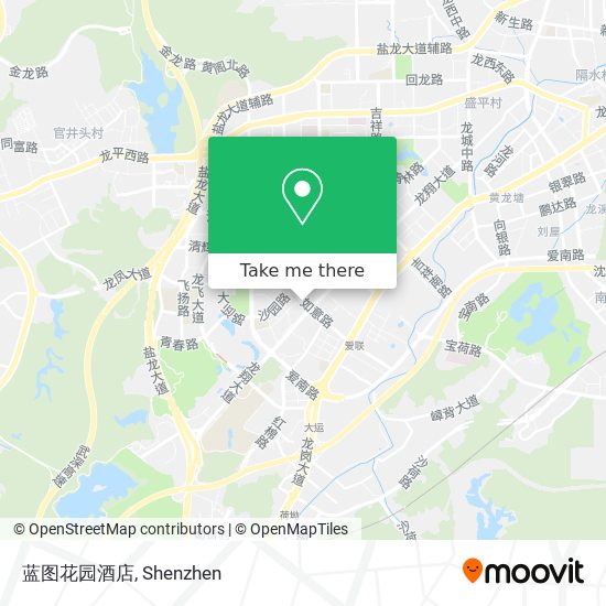 蓝图花园酒店 map