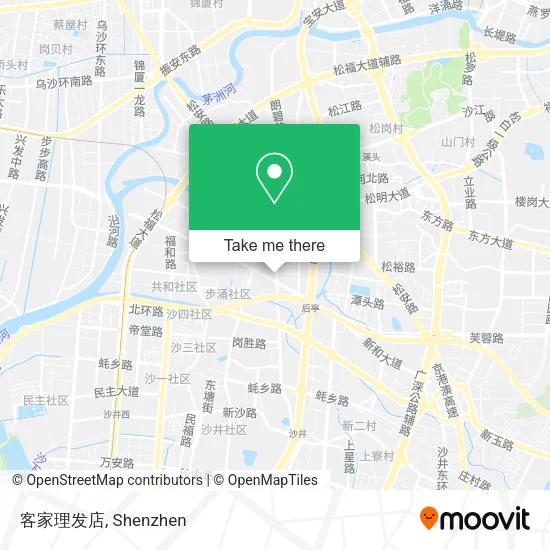 客家理发店 map