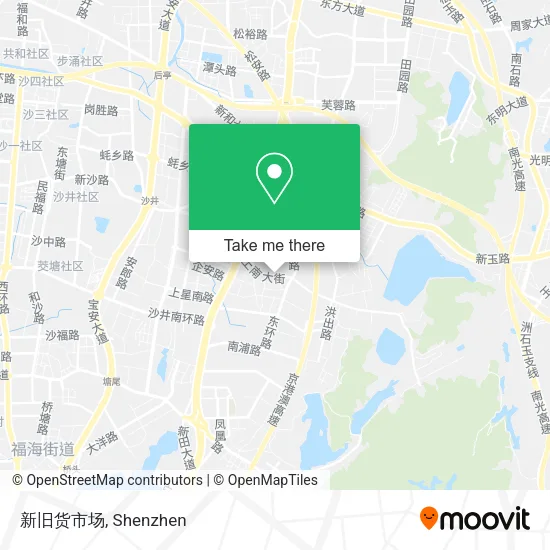 新旧货市场 map