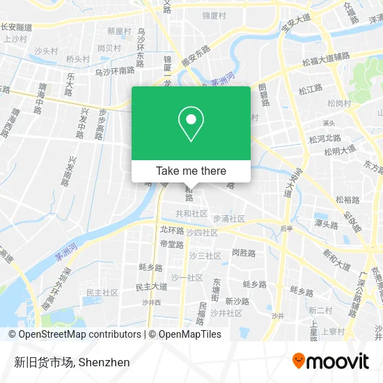 新旧货市场 map