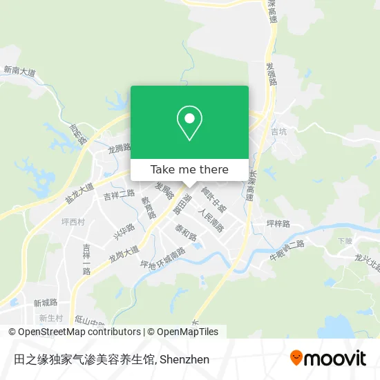 田之缘独家气渗美容养生馆 map