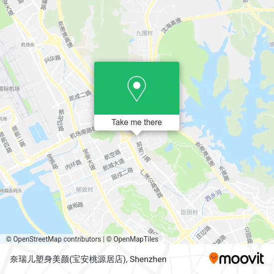 奈瑞儿塑身美颜(宝安桃源居店) map
