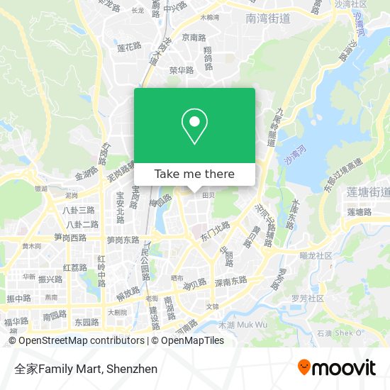 全家Family Mart map