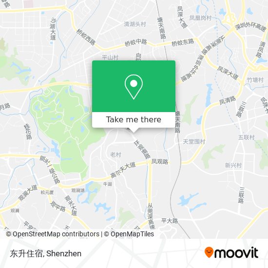 东升住宿 map
