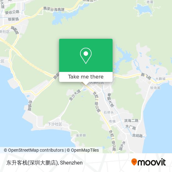 东升客栈(深圳大鹏店) map
