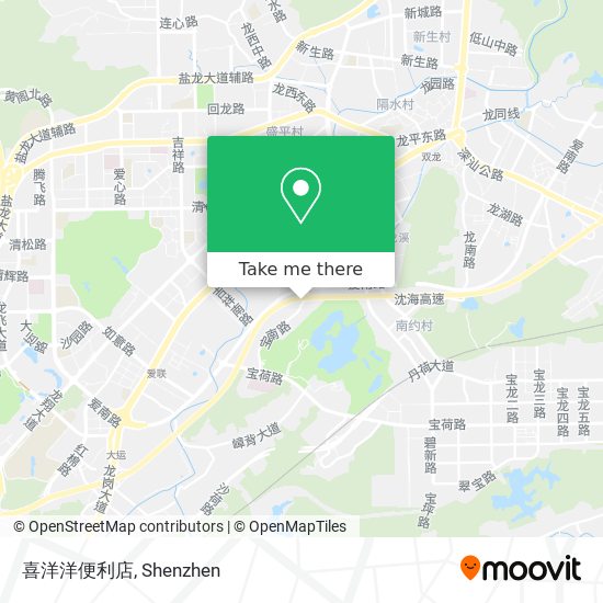 喜洋洋便利店 map