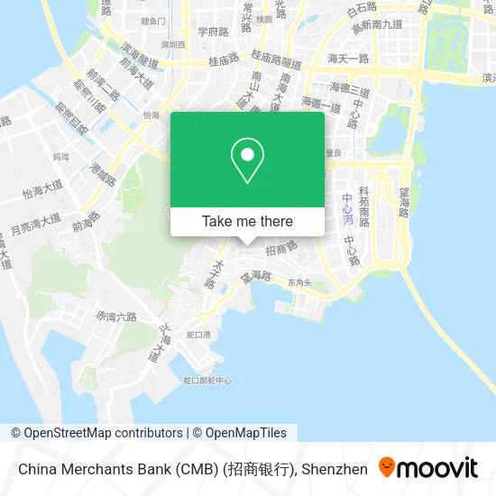 China Merchants Bank (CMB) (招商银行) map