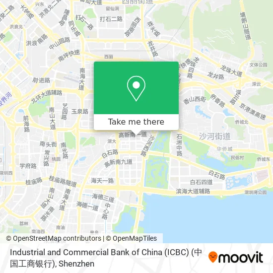 Industrial and Commercial Bank of China (ICBC) (中国工商银行) map