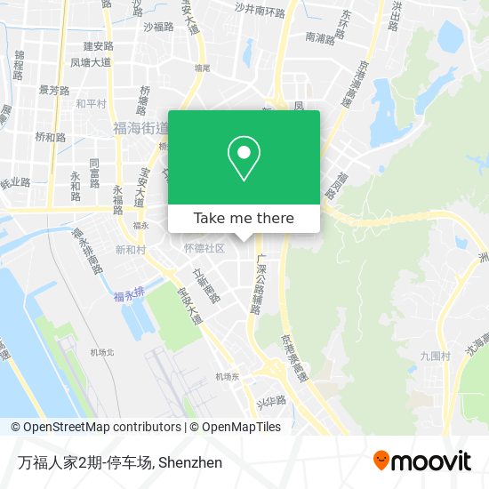 万福人家2期-停车场 map