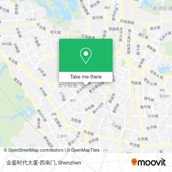 金銮时代大厦-西南门 map