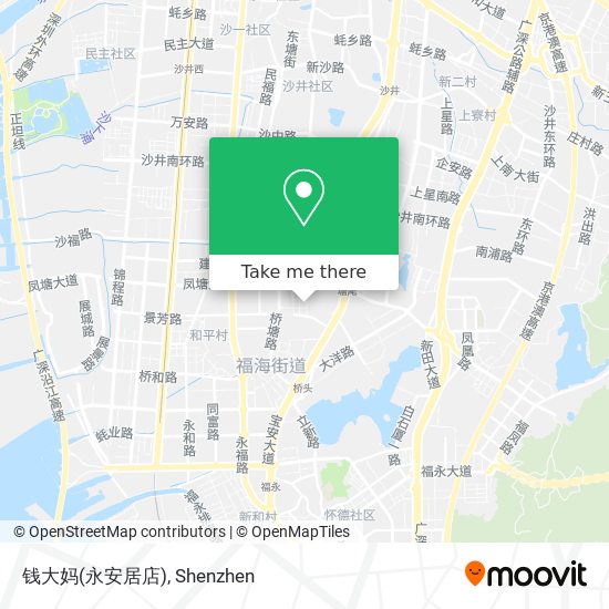 钱大妈(永安居店) map