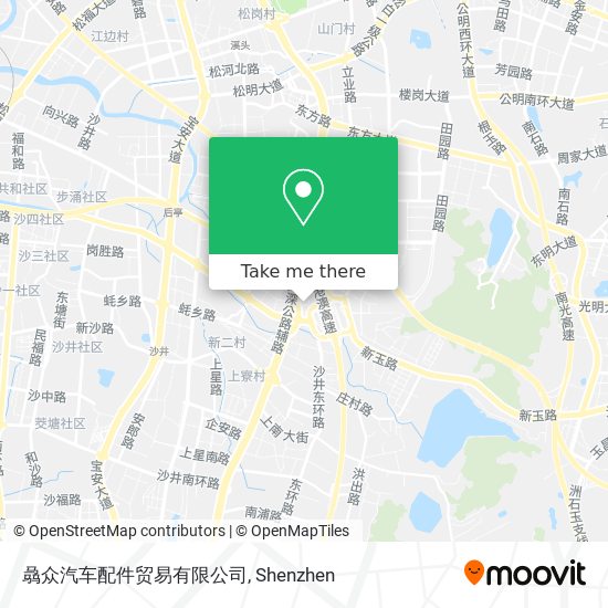 骉众汽车配件贸易有限公司 map