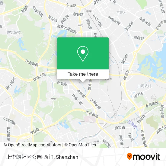 上李朗社区公园-西门 map