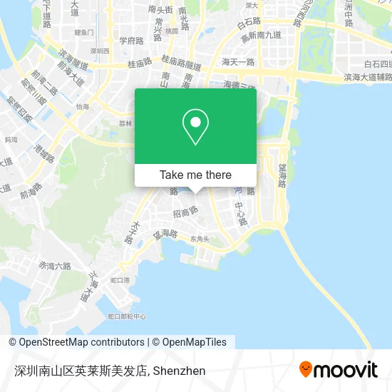 深圳南山区英莱斯美发店 map