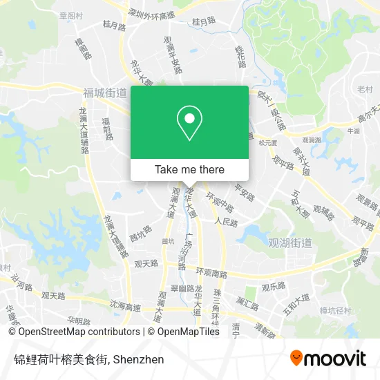 锦鲤荷叶榕美食街 map