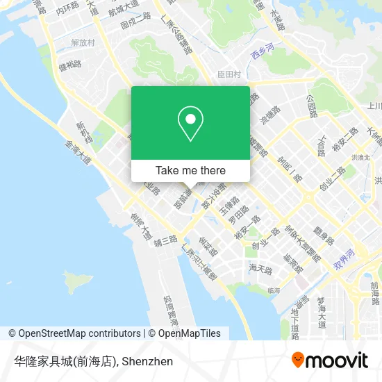 华隆家具城(前海店) map