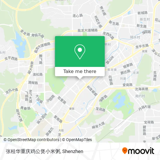张桂华重庆鸡公煲小米粥 map