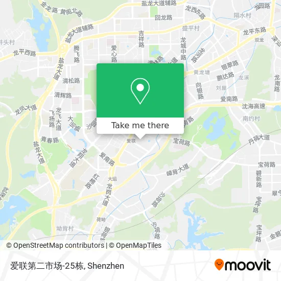 爱联第二市场-25栋 map