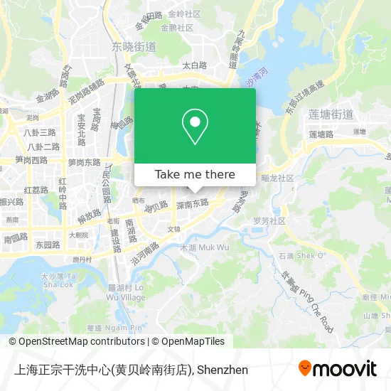 上海正宗干洗中心(黄贝岭南街店) map
