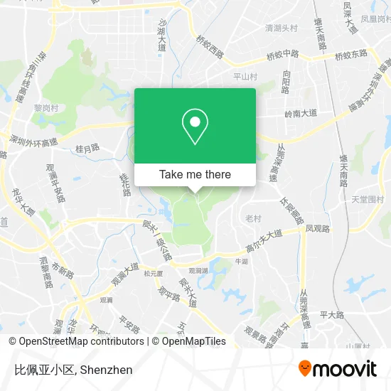 比佩亚小区 map