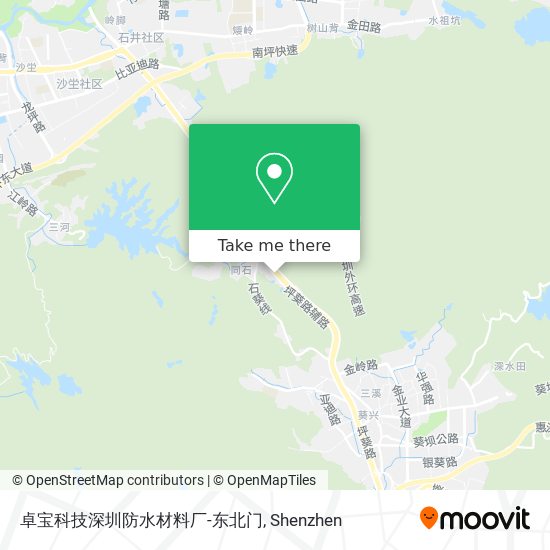 卓宝科技深圳防水材料厂-东北门 map