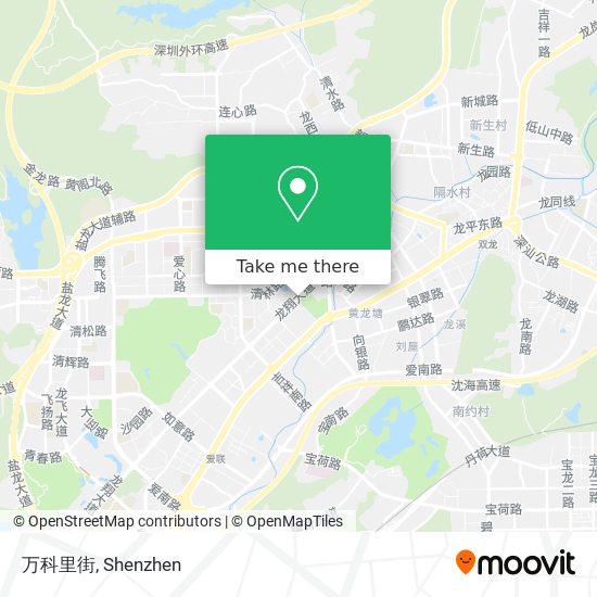 万科里街 map