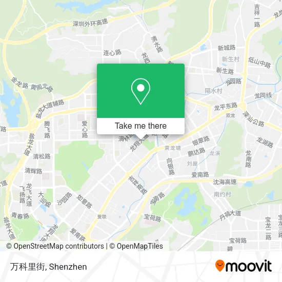 万科里街 map