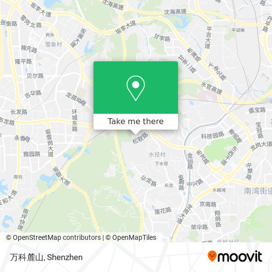 万科麓山 map