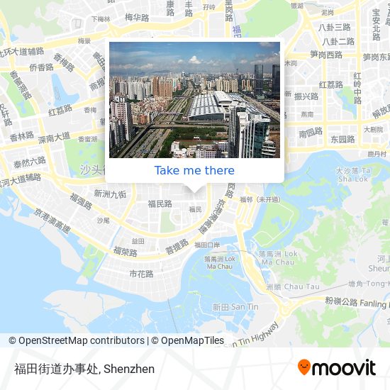 福田街道办事处 map