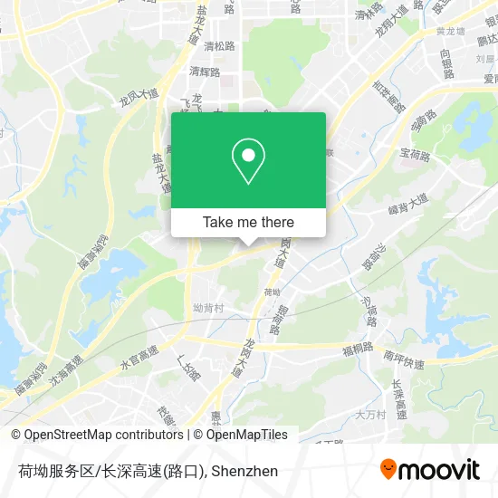 荷坳服务区/长深高速(路口) map