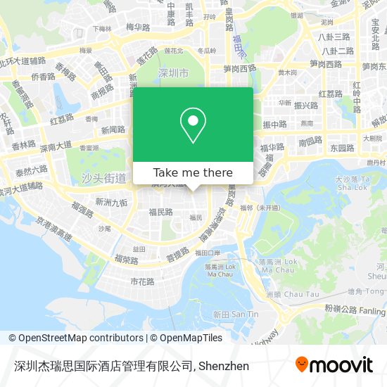 深圳杰瑞思国际酒店管理有限公司 map