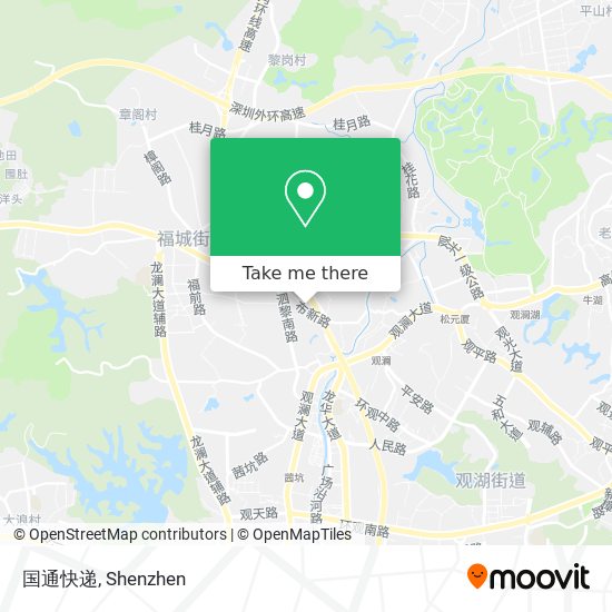 国通快递 map