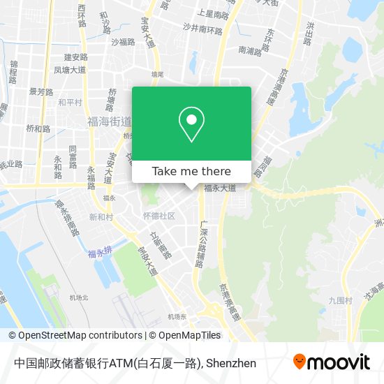 中国邮政储蓄银行ATM(白石厦一路) map