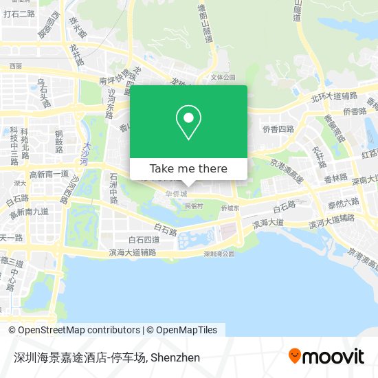 深圳海景嘉途酒店-停车场 map