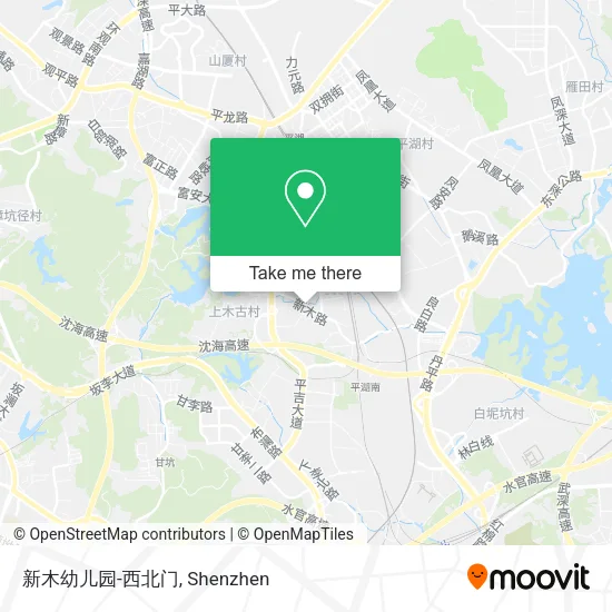 新木幼儿园-西北门 map